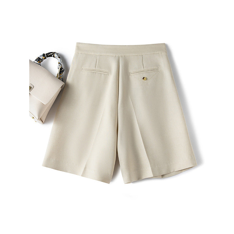 Shorts de robe taille haute ajustés pour femmes Chic und Stil