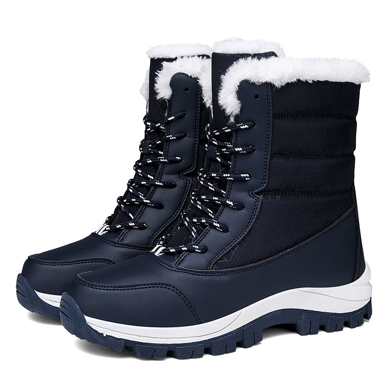 Bottes d'hiver pour femmes avec semelle antidérapante et doublure chaude Chic und Stil
