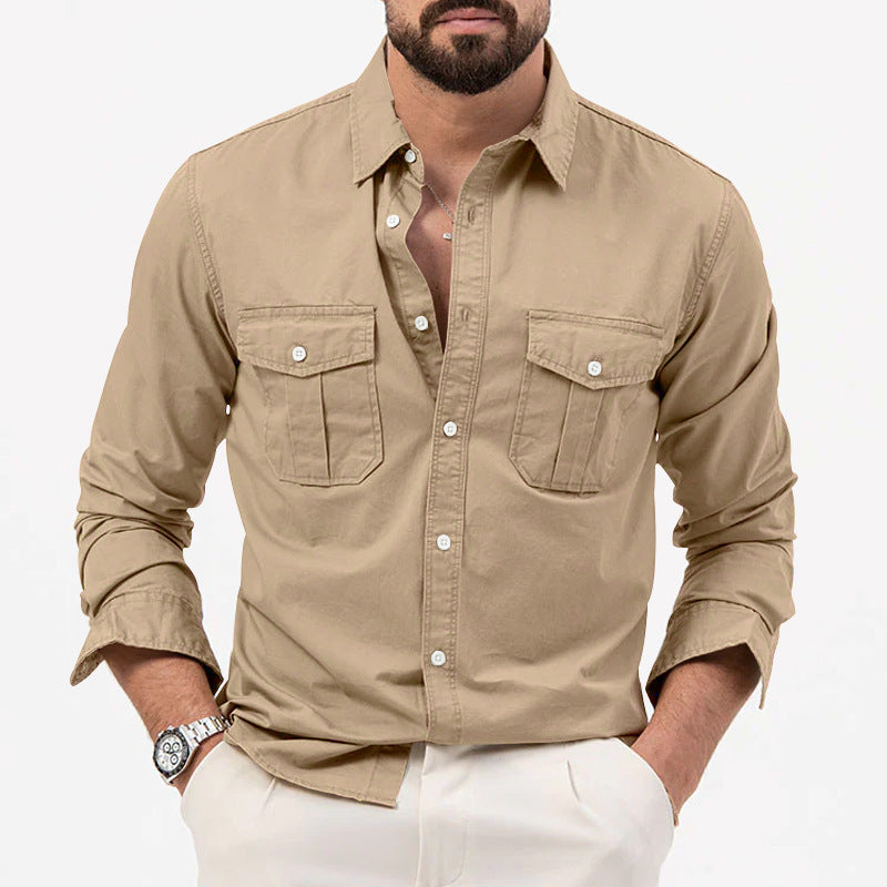 Chemise à manches courtes pour hommes avec deux poches poitrine et coupe moderne Chic und Stil