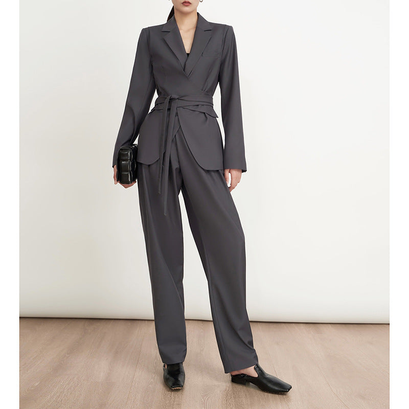 Pantalon taille haute ajusté pour femmes Chic und Stil 1750847050