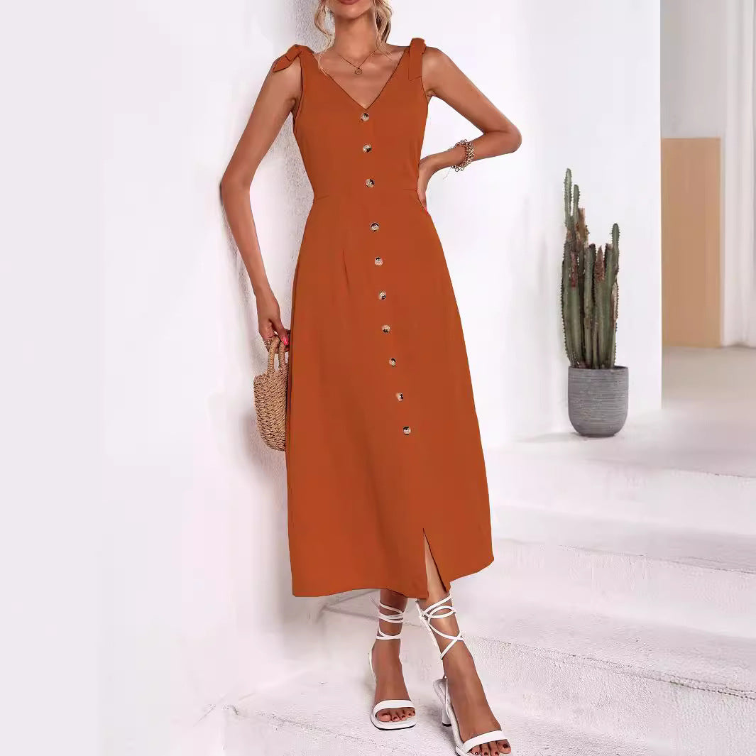 Robe blouse mi-longue pour femmes Chic und Stil