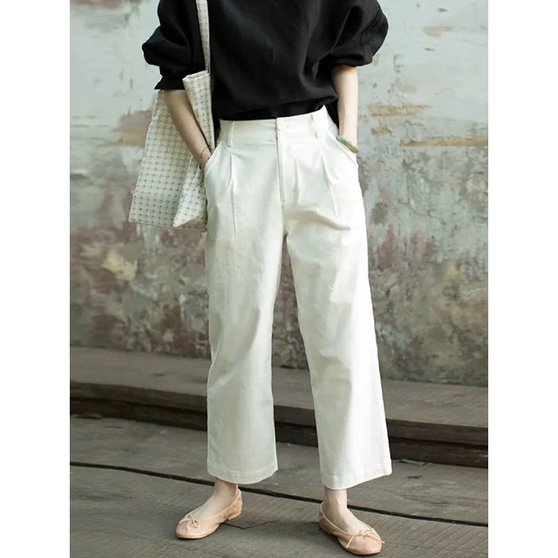 Pantalons taille haute décontractés pour femmes Chic und Stil