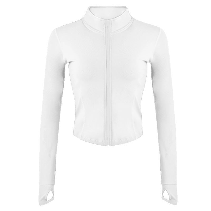 Veste de sport pour femmes avec coupe slim et trous pour les pouces Chic und Stil