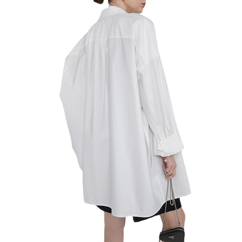 Chemise surdimensionnée à bouton pour femmes Chic und Stil