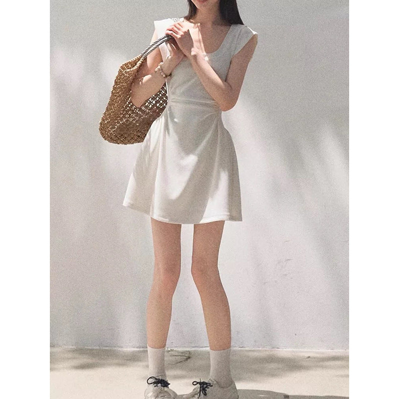 Robe mini ajustée et évasée élégante pour femmes Chic und Stil