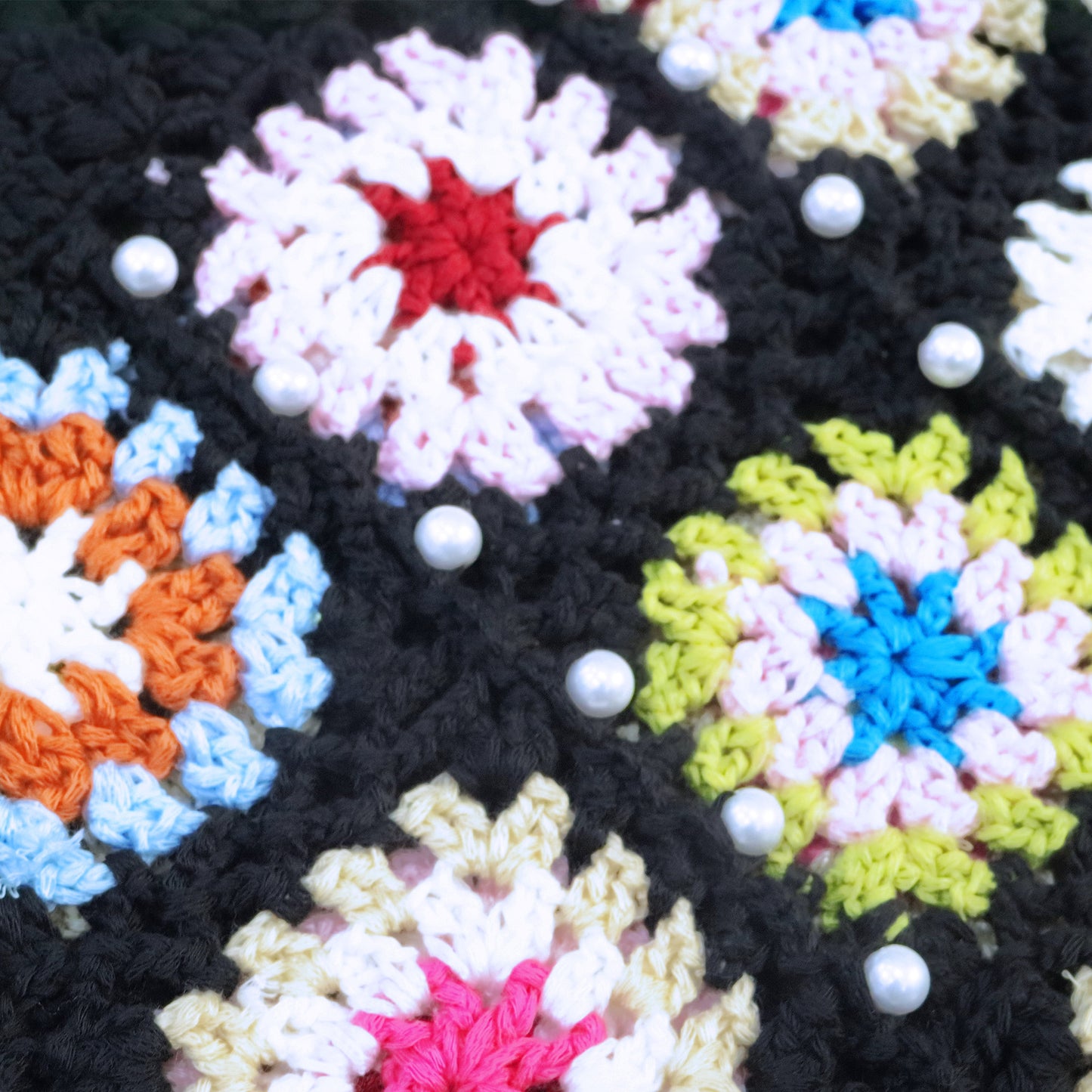 Sac fourre-tout en crochet fait à la main pour femmes Chic und Stil