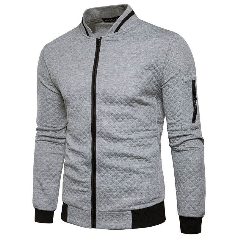 Veste matelassée élégante pour homme avec fermeture éclair intégrale et design structuré Chic und Stil
