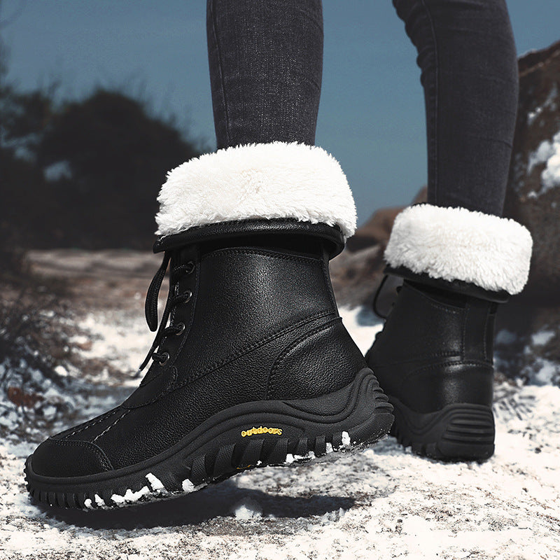 Bottes d'hiver chaudes pour femmes avec doublure isolante et semelle antidérapante Chic und Stil