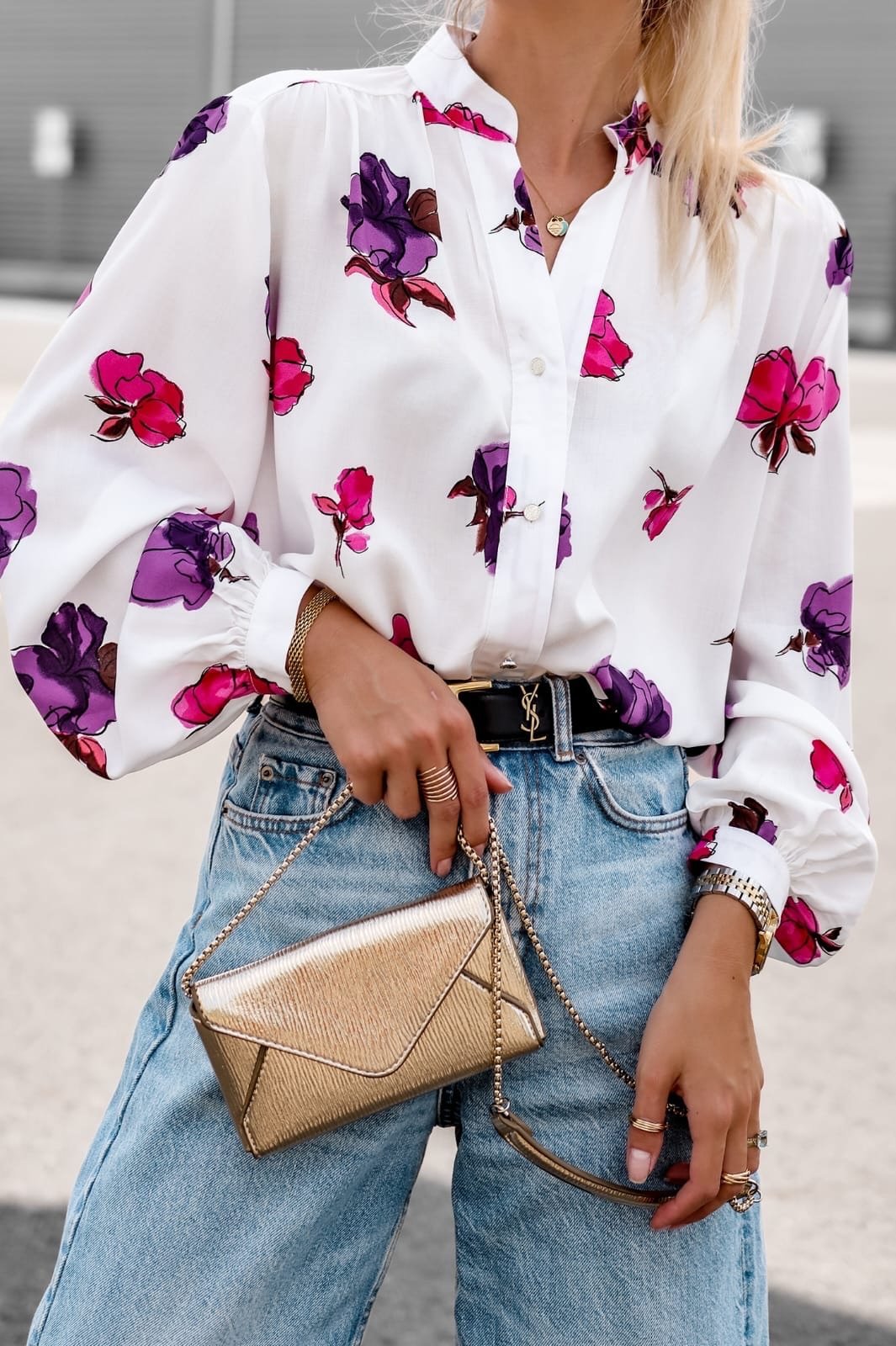 Blouse élégante pour femmes avec impression florale Chic und Stil