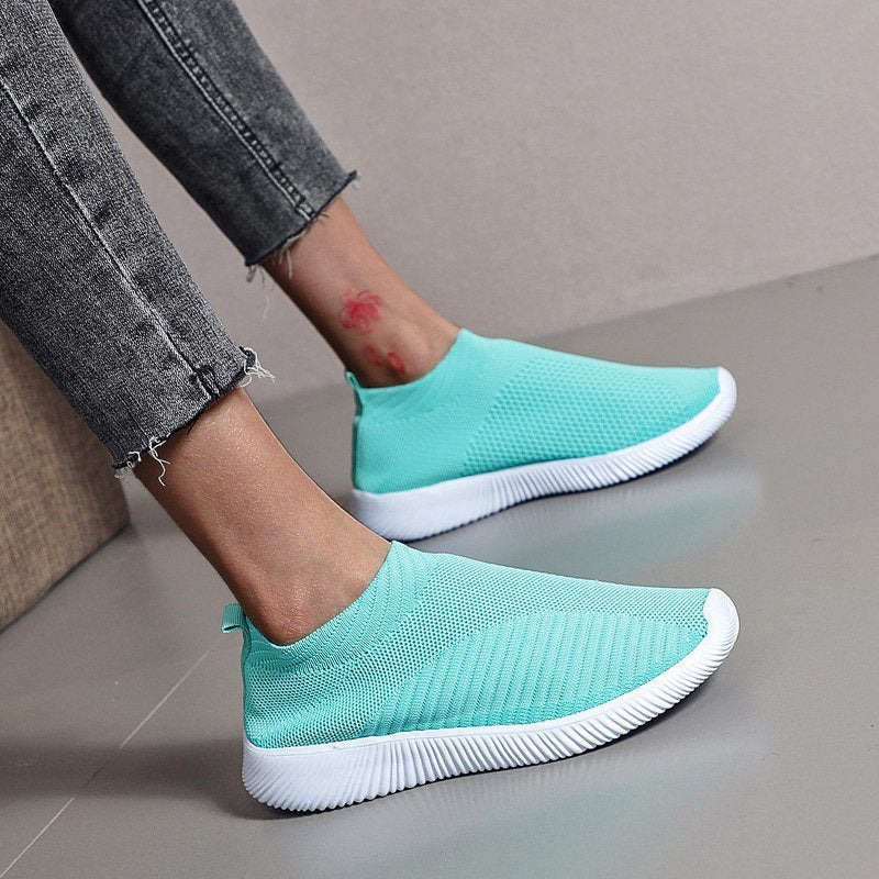 Baskets dames à enfiler respirantes avec dessus élastique et semelle amortissante Chic und Stil