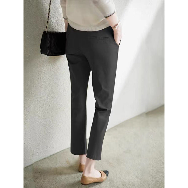 Pantalon taille haute ajusté pour femme Chic und Stil 1750846898