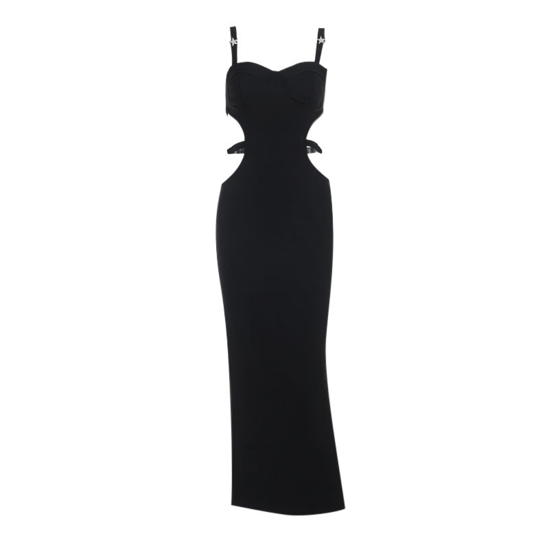 Robe de soirée sans bretelles à découpes Chic und Stil