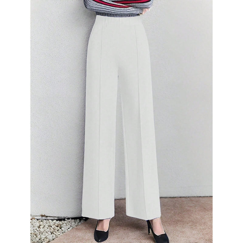Dames élégante Culotte avec taille haute et poches latérales Chic und Stil