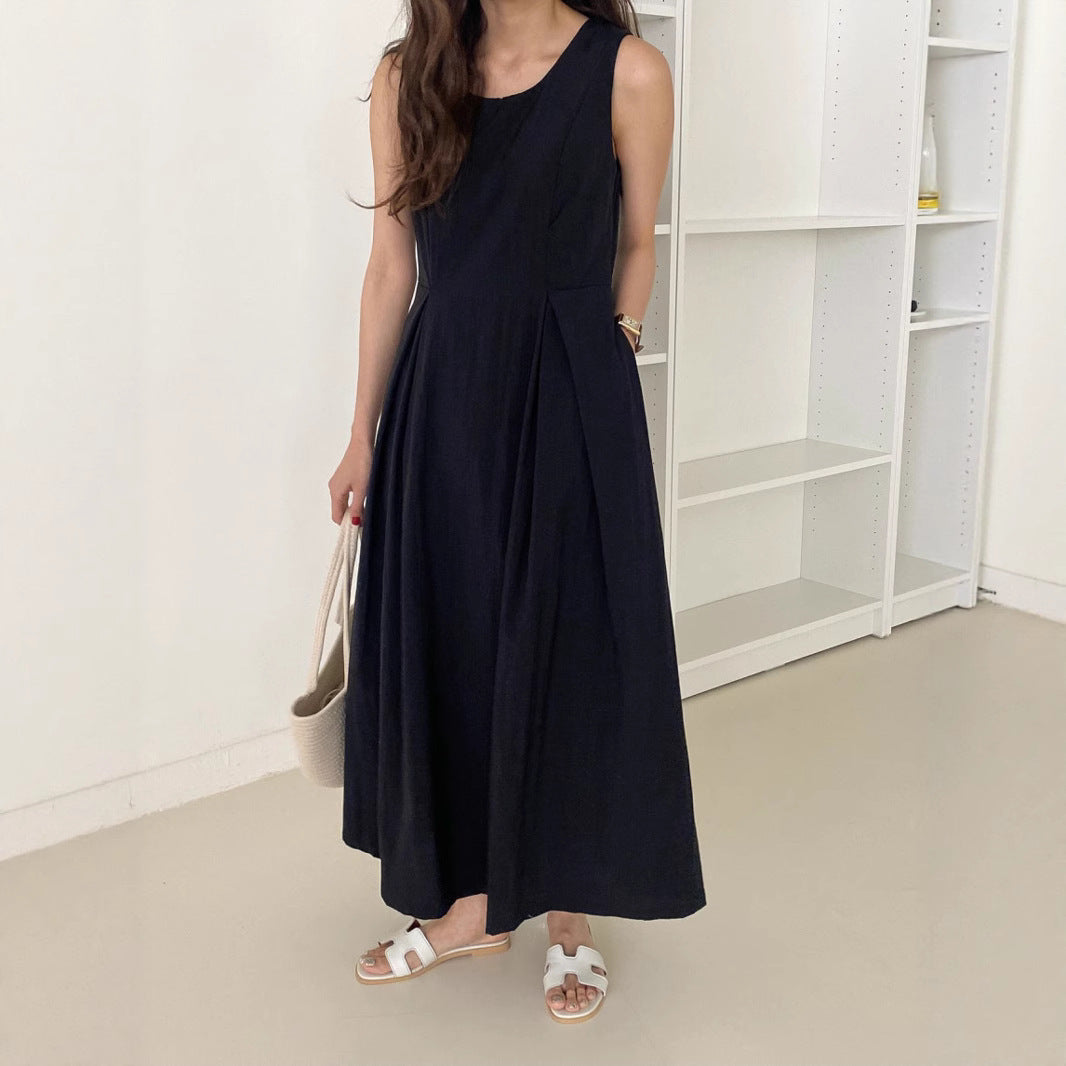 Robe maxi A-ligne classique pour femmes Chic und Stil