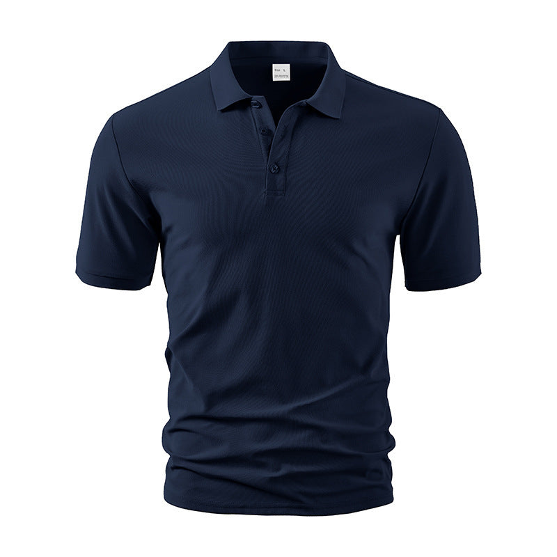 Polo pour hommes en matériau fonctionnel respirant avec une coupe moderne Chic und Stil