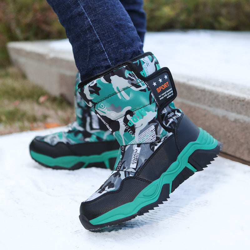 Bottes d'hiver sportives pour femmes avec semelle antidérapante et doublure isolante Chic und Stil