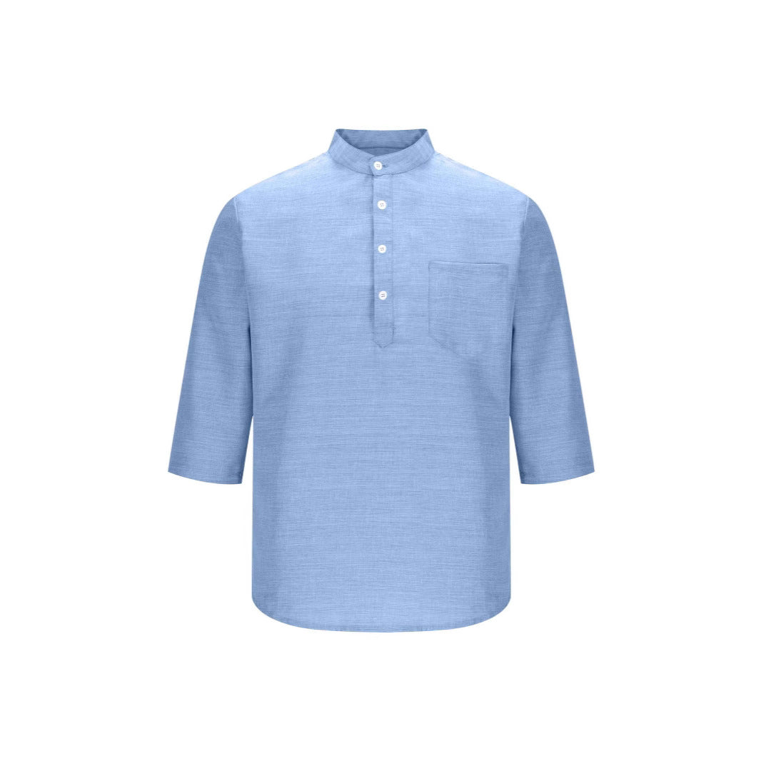 Chemise à carreaux mi-longue pour femme au style élégant Chic und Stil