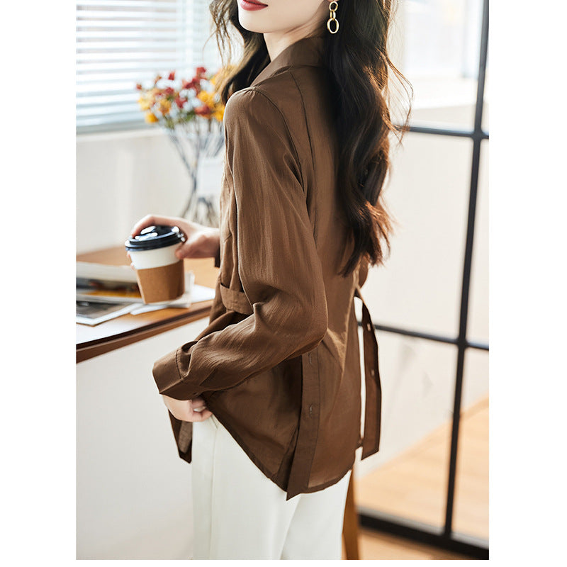 Chemisier luxueux à boutons pour femmes Chic und Stil