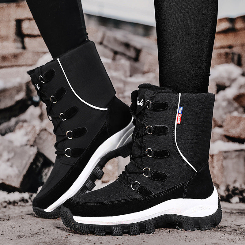 Bottes d'hiver pour femmes avec doublure isolante et semelle antidérapante Chic und Stil