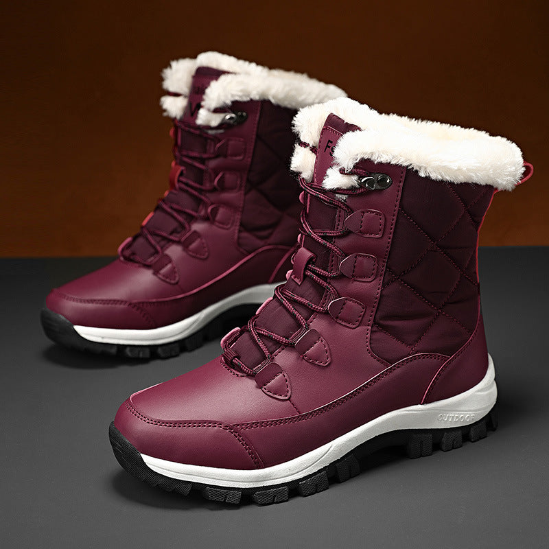Bottes d'hiver pour femmes avec doublure isolante et semelle antidérapante Chic und Stil