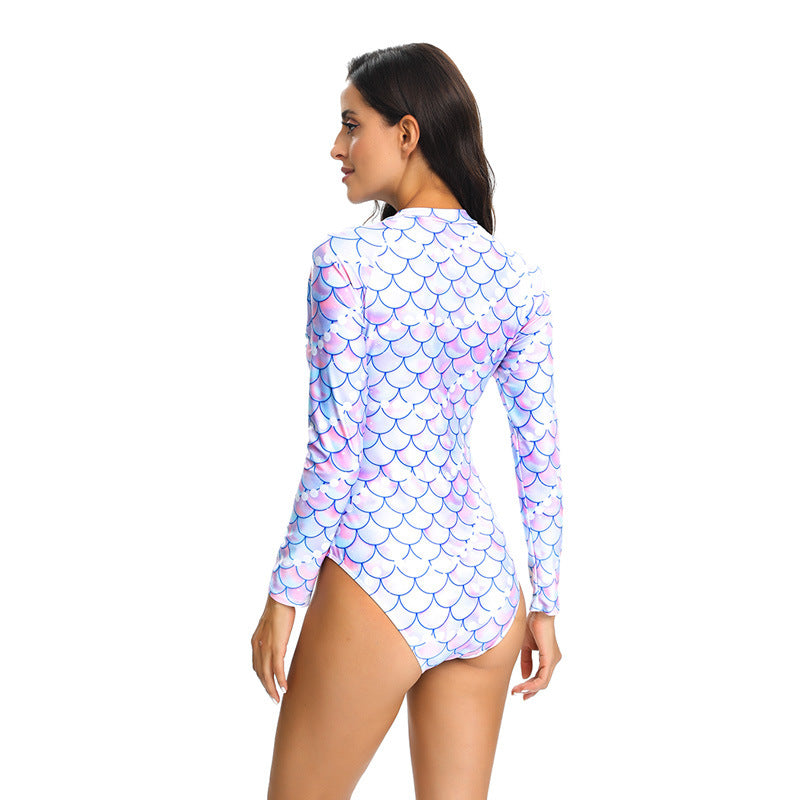 Maillot de bain femmes protection UV à manches longues et fermeture éclair Chic und Stil