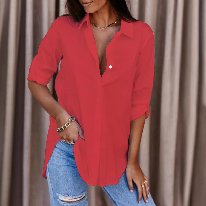 Chemise à boutons décontractée pour femmes Chic und Stil
