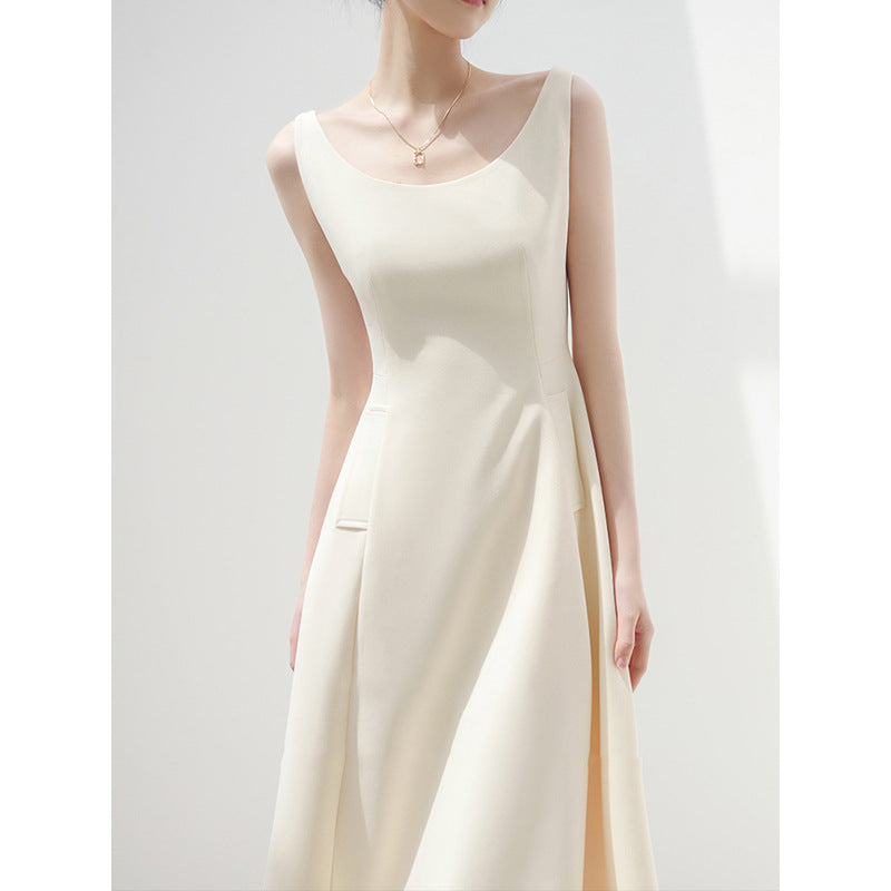 Robe midi femme en A avec silhouette classique Chic und Stil