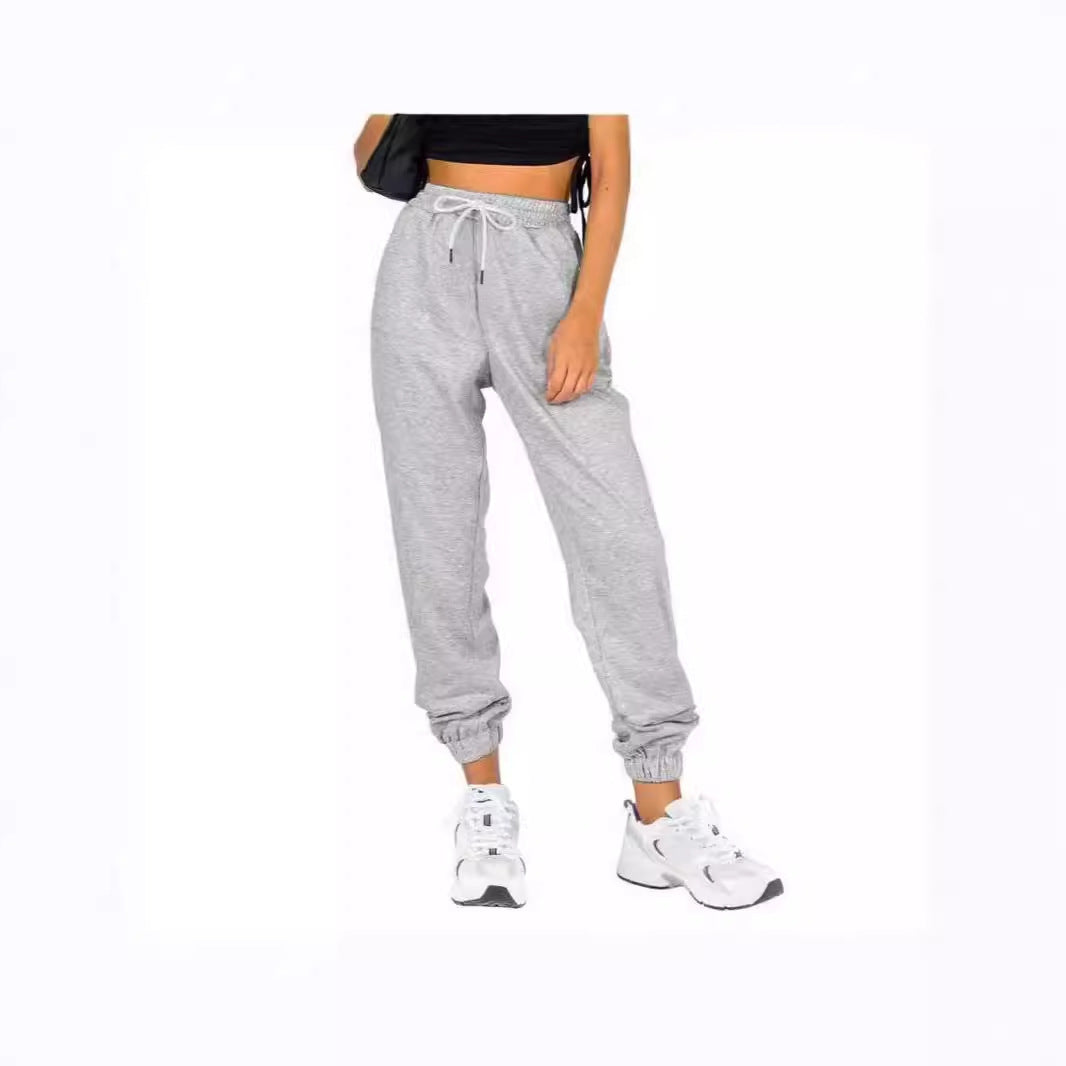 Pantalon d'entraînement pour femme avec taille élastique et coupe décontractée Chic und Stil