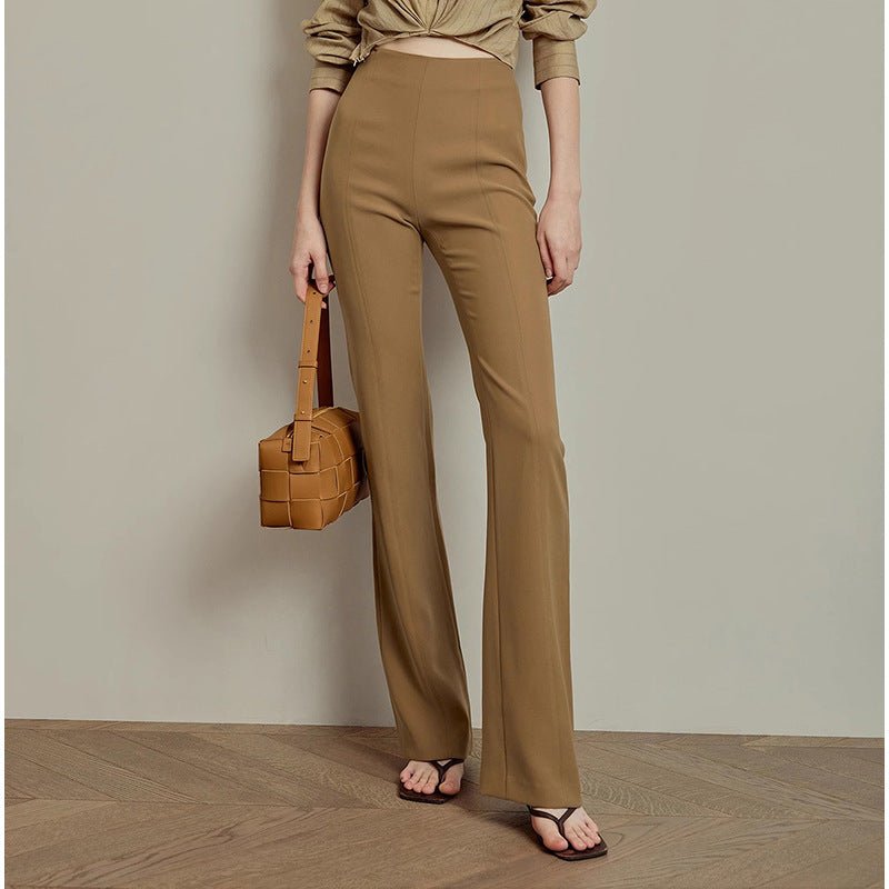 Pantalons évasés taille haute pour femmes Chic und Stil