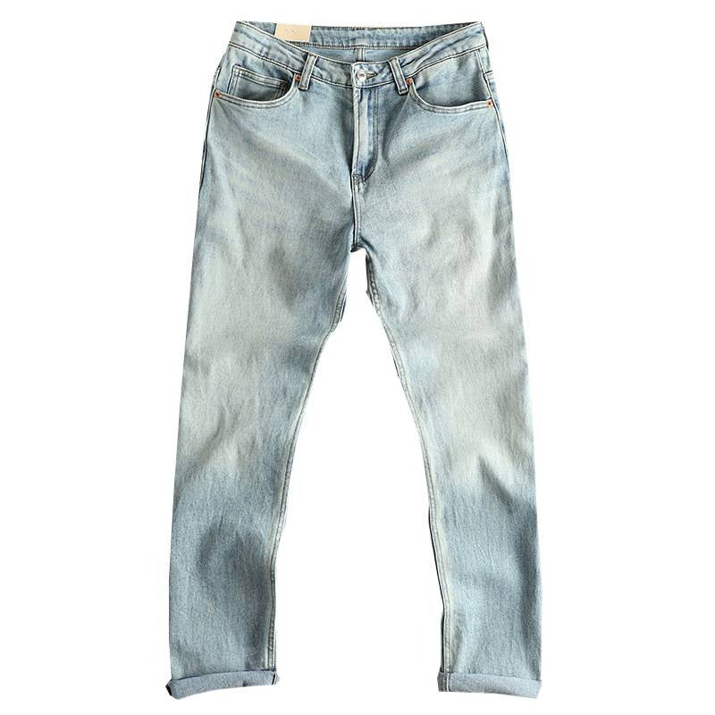 Authentic Vintage Look Women’s Slim-Fit Jeans with High Waist Chic and Style