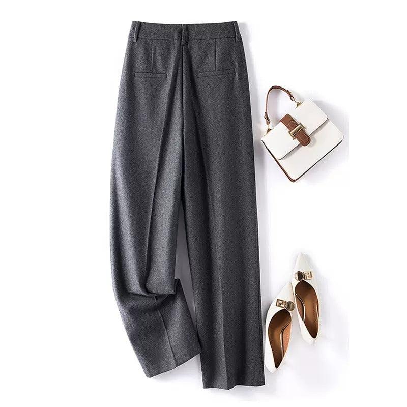 Pantalons larges taille haute pour femmes Chic und Stil 1750846333