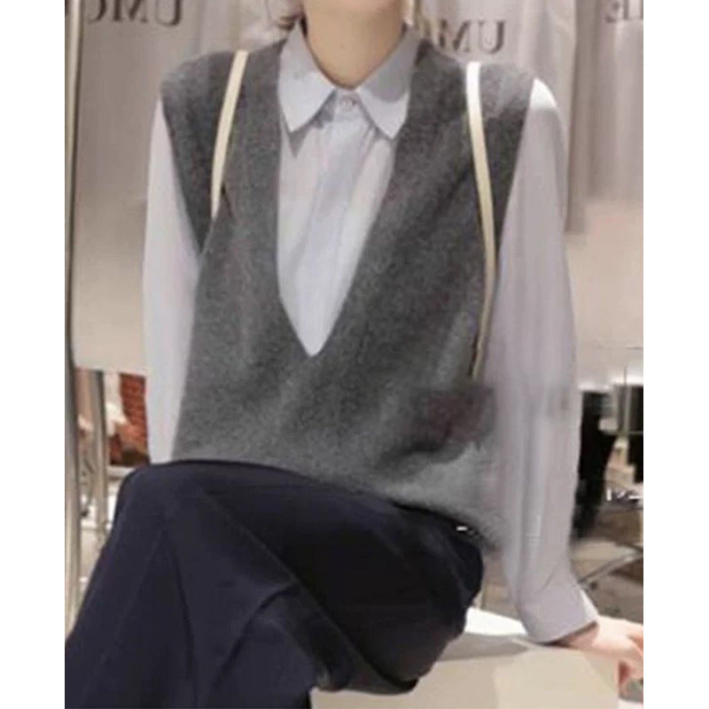 Chemisier transparent à manches longues pour femmes Chic und Stil