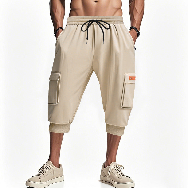Pantalons cargo stylés pour hommes avec jambes courtes et poches pratiques Chic und Stil