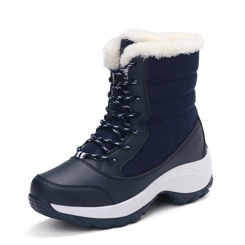 Bottes d'hiver chaudes pour femmes avec doublure en polaire et semelle antidérapante Chic und Stil
