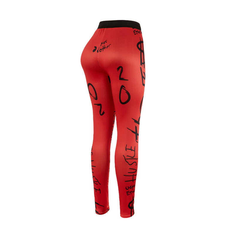 Leggings Chic und Stil à impression graphique pour dames