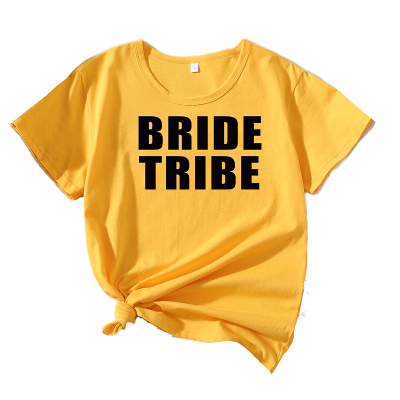 T-shirt graphique de loisirs pour femmes Brauttribe Chic und Stil