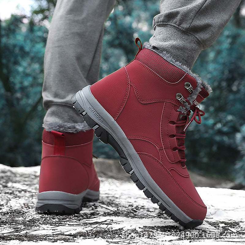 Bottes de randonnée d'hiver chaudes pour femmes avec doublure isolante et semelle antidérapante Chic und Stil