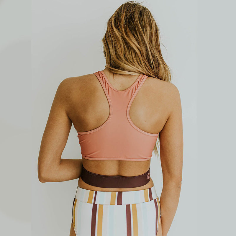 Haut de maillot de bain à col montant pour femmes Chic und Stil
