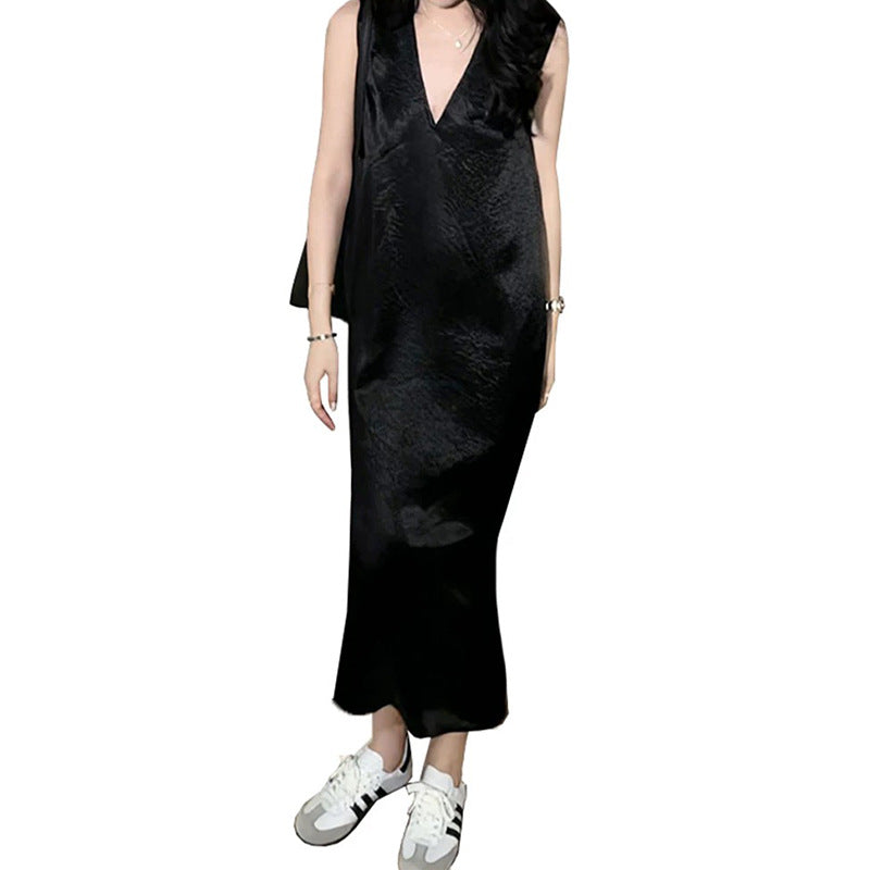 Robe maxi sans manches élégante pour femme Chic und Stil