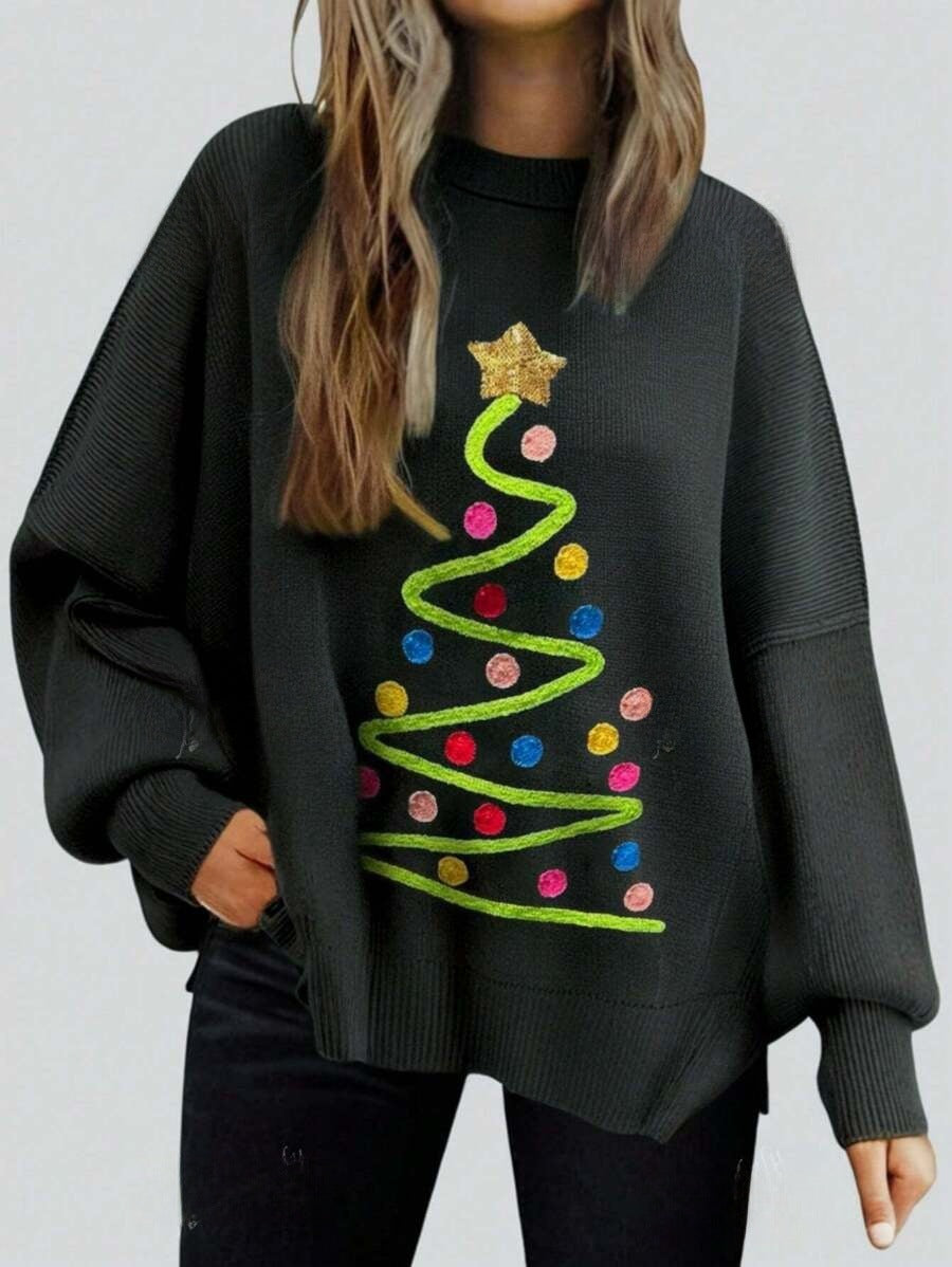 Pull en tricot décontracté Chic und Stil pour femmes
