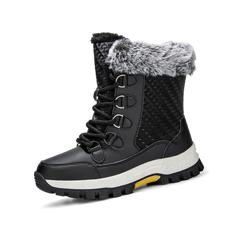 Bottes d'hiver thermo pour femmes avec semelle antidérapante et doublure isolante Chic und Stil