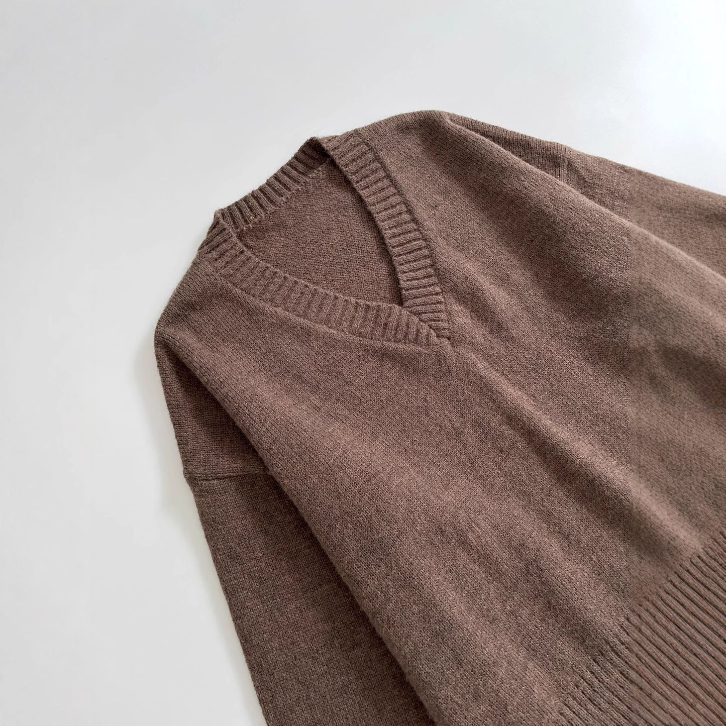 Pull à col en V décontracté pour femmes Chic und Stil
