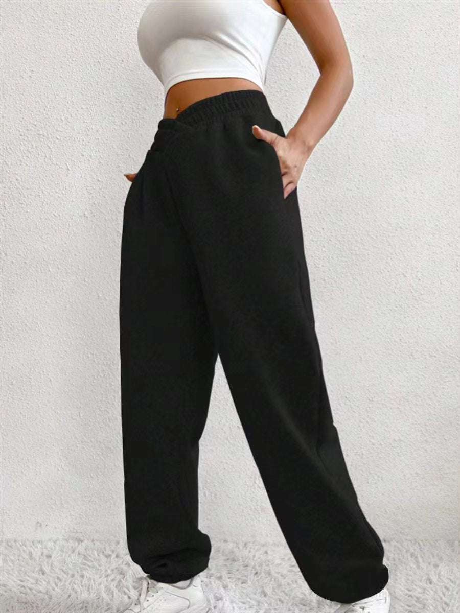 Ladies Comfortable Jogging Pants with an Elastic Waist and Practical Pockets Chic and Style