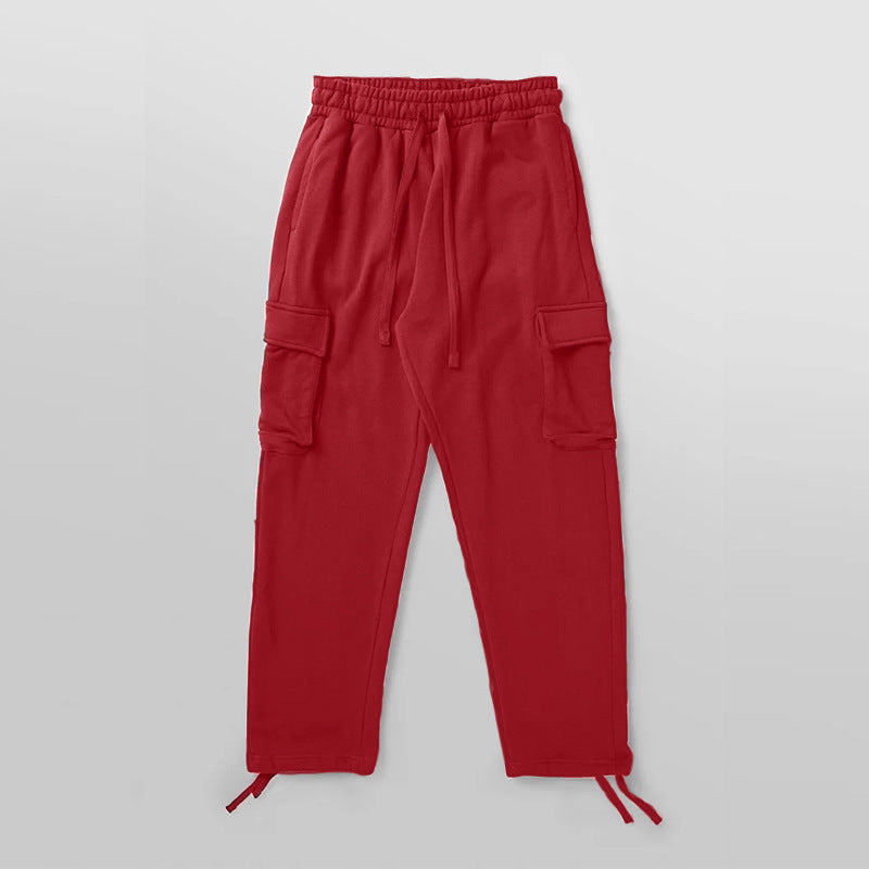 Pantalon cargo pour hommes avec taille élastique et poches fonctionnelles Chic und Stil