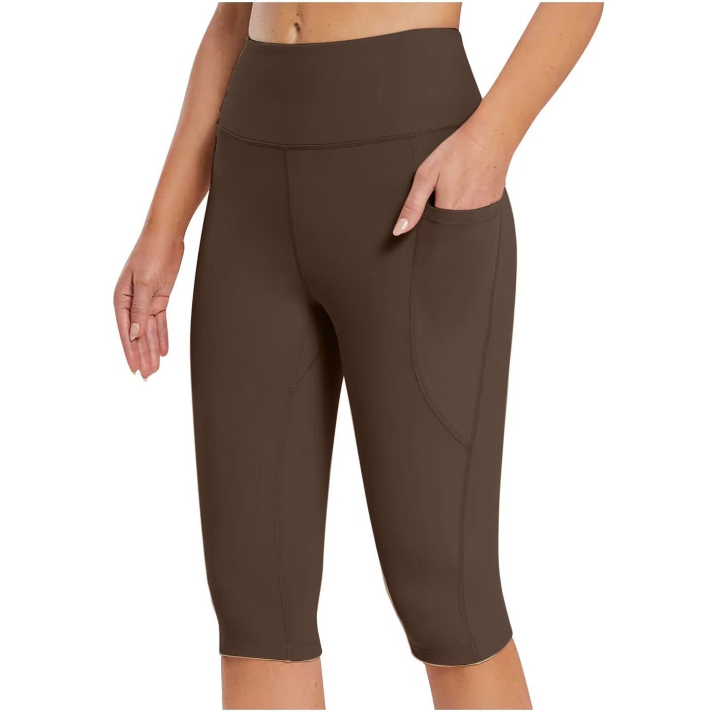 Pantalon Capri sportif pour femmes avec poches latérales pratiques Chic und Stil