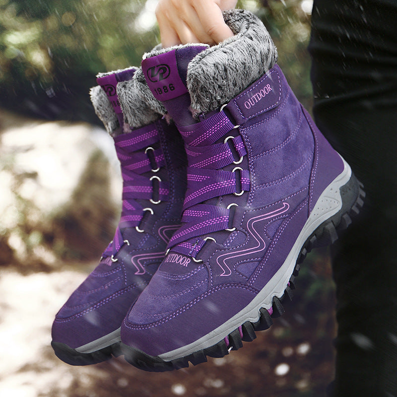 Bottes d'hiver imperméables pour femmes avec doublure isolée Chic und Stil