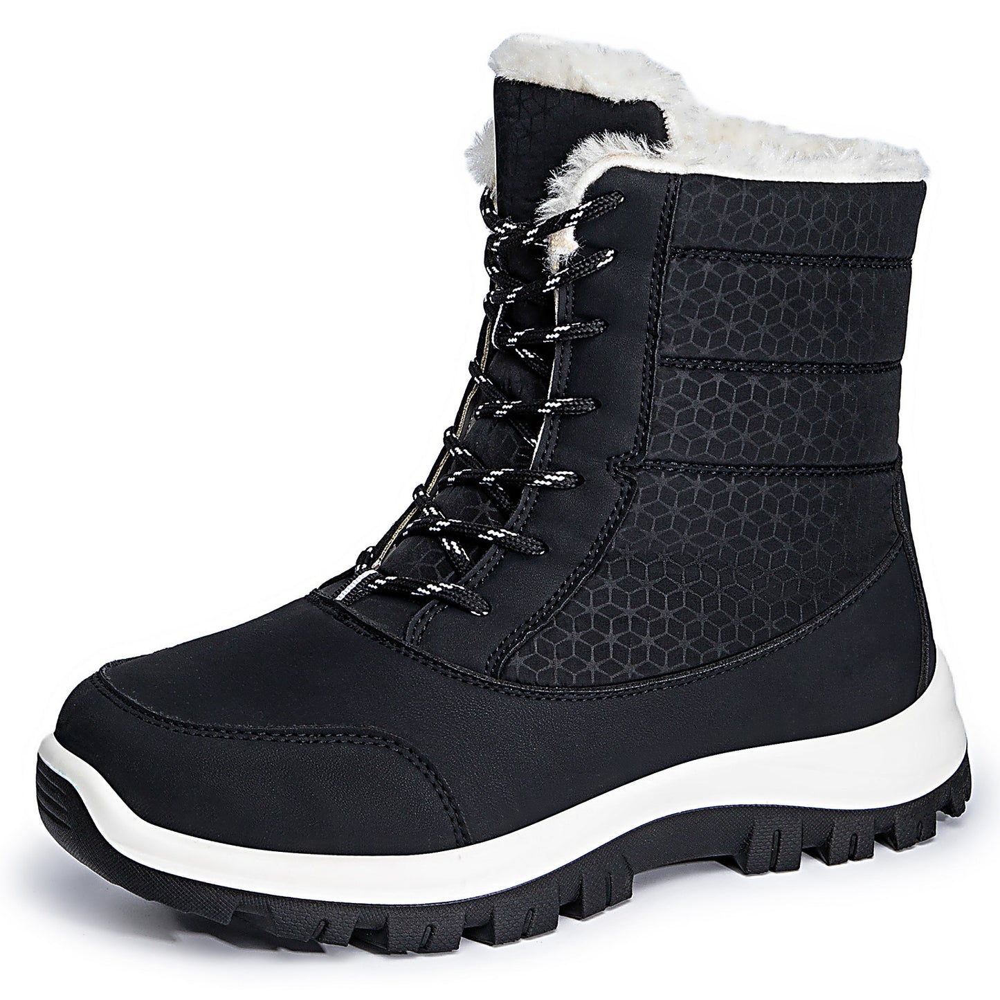 Bottes d'hiver pour dames avec doublure en fausse fourrure douillette et semelle antidérapante Chic und Stil