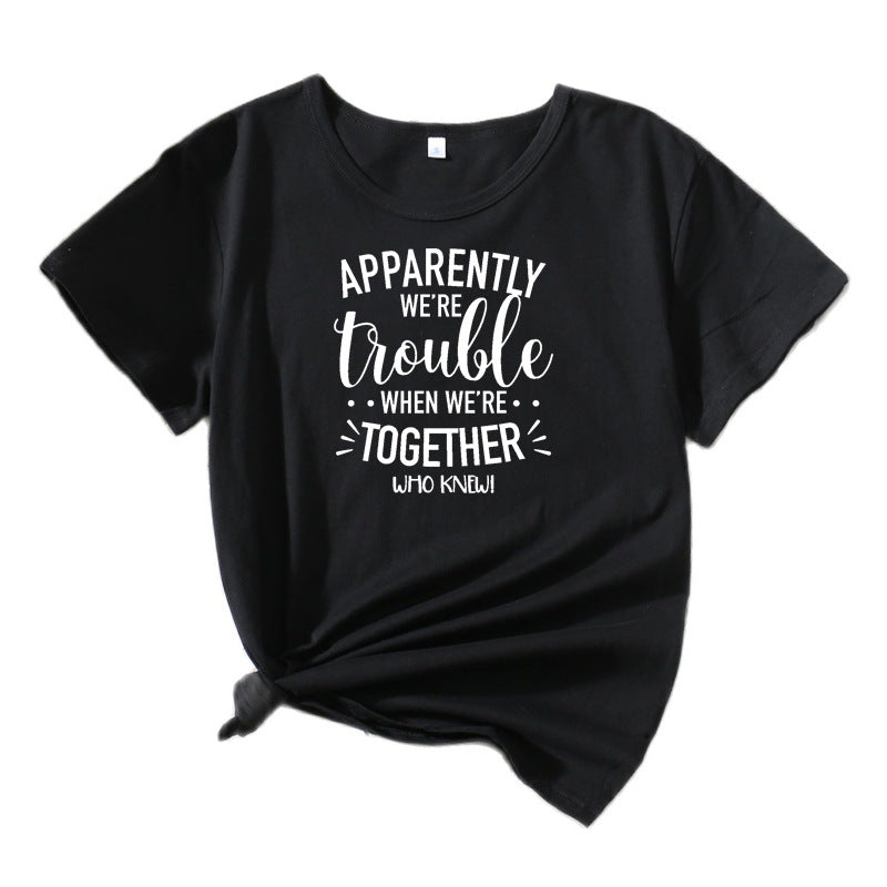 T-shirt graphique de loisirs pour femmes Chic und Stil 1751262403