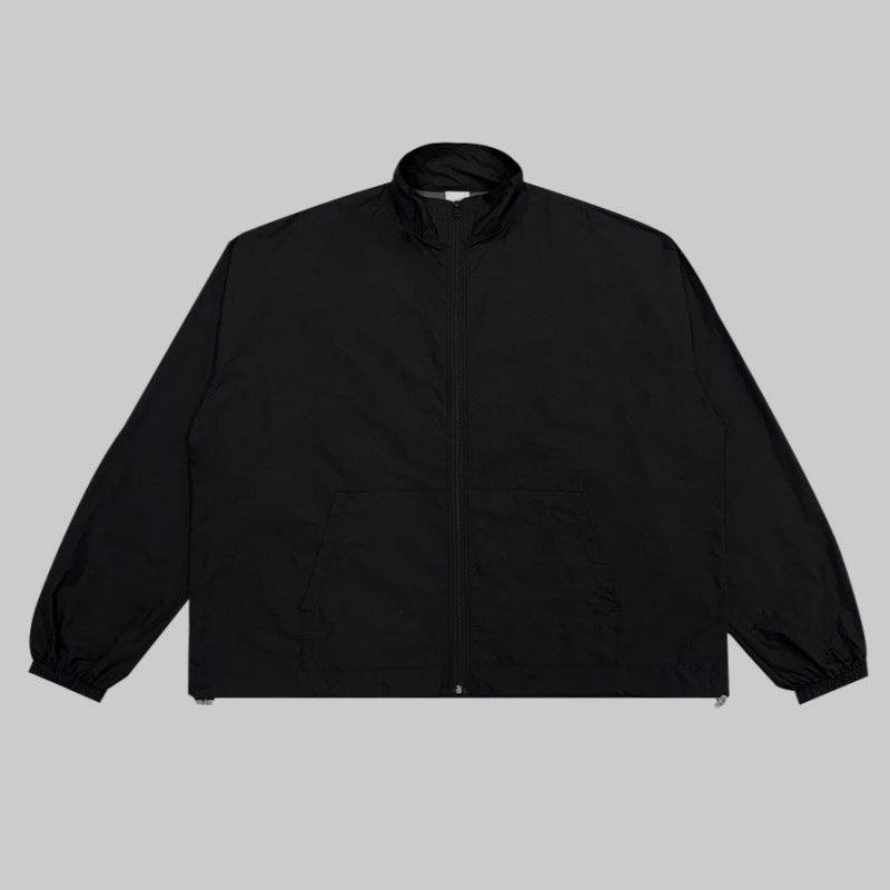 Veste de transition zippée décontractée pour femmes avec col montant Chic & Stil