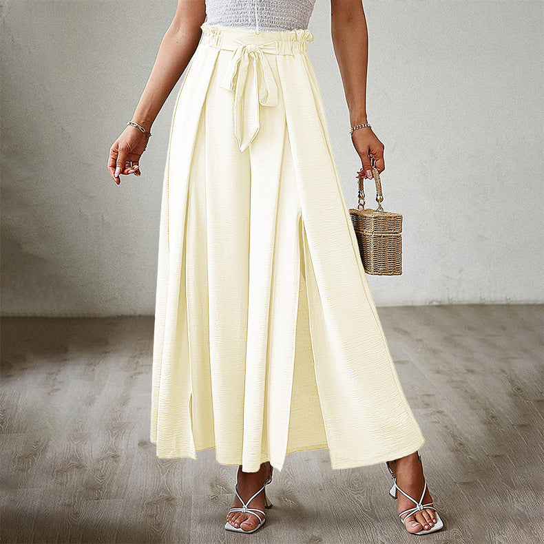 Jupes maxi fluides taille haute pour femmes Chic und Stil